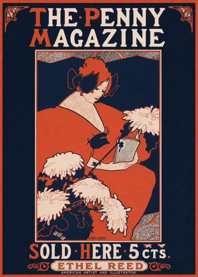 Ethel Reed The Penny Magazine No2 - Plakát