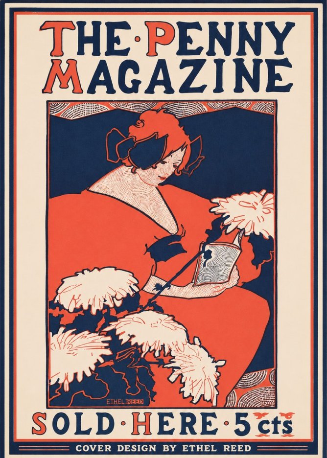 Ethel Reed The Penny Magazine No3 - Plakát
