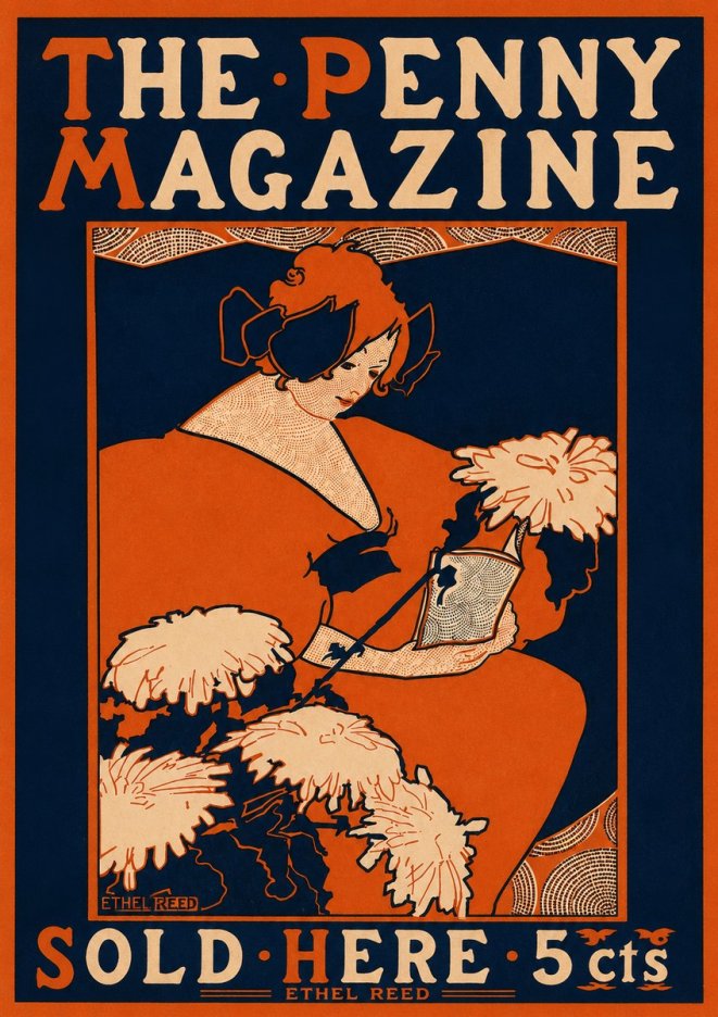 Ethel Reed The Penny Magazine No4 - Plakát