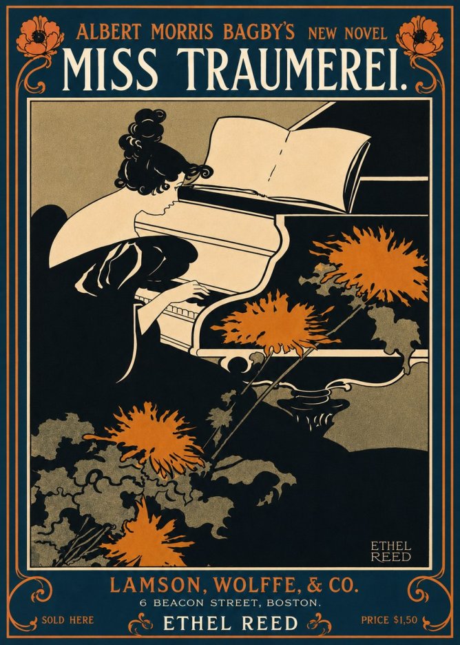 Ethel Reed Miss Traumerei. No4 - Plakát