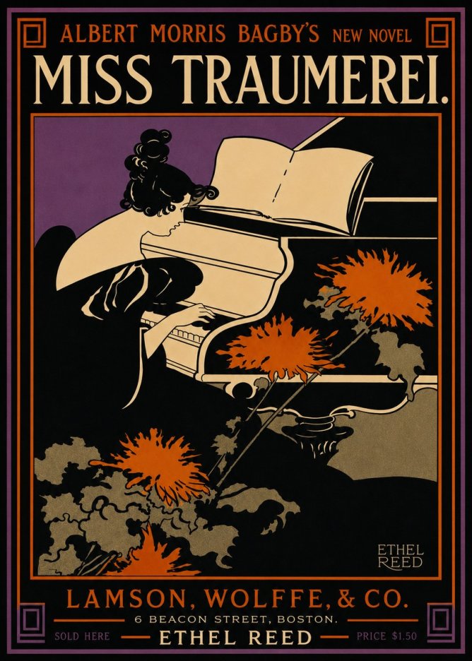 Ethel Reed Miss Traumerei. No5 - Plakát
