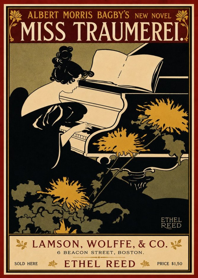 Ethel Reed Miss Traumerei. No6 - Plakát