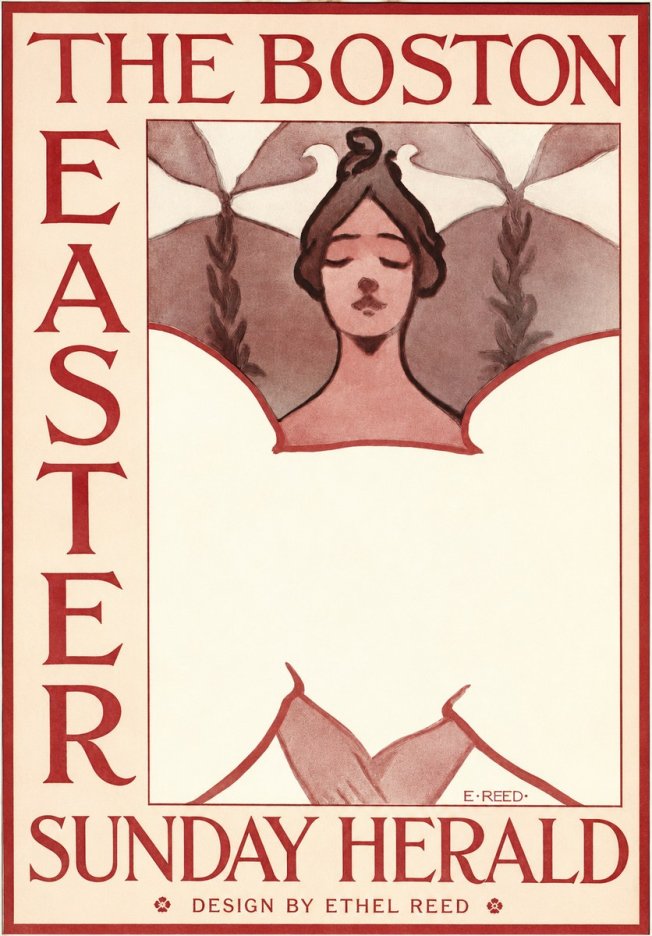 Ethel Reed The Boston Easter Sunday Herald No1 - Plakát