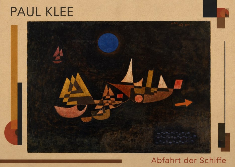 Paul Klee Abfahrt Der Schiffe No1 - Plakát