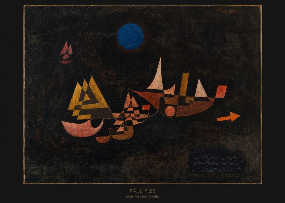 Paul Klee Abfahrt Der Schiffe No6 - Plakát