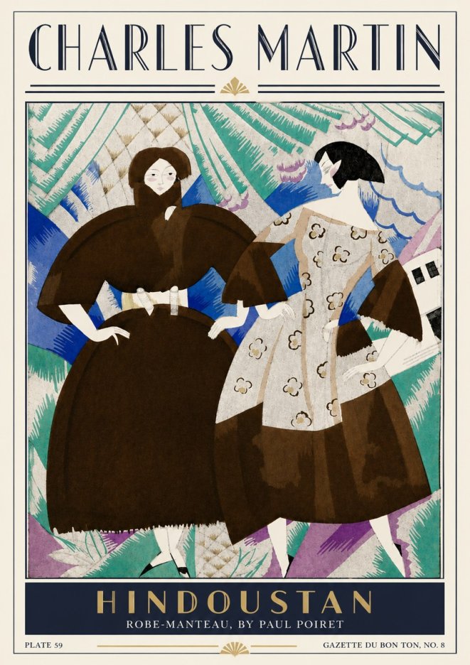 Charles Martin Hindoustan No5 - Plakát