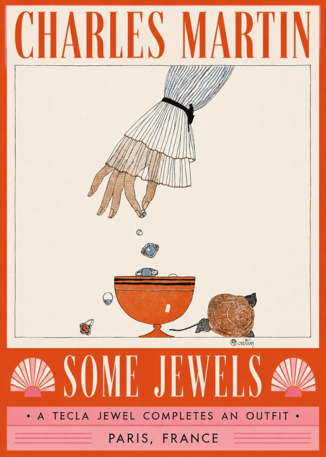 Charles Martin Some Jewels No2 - Plakát