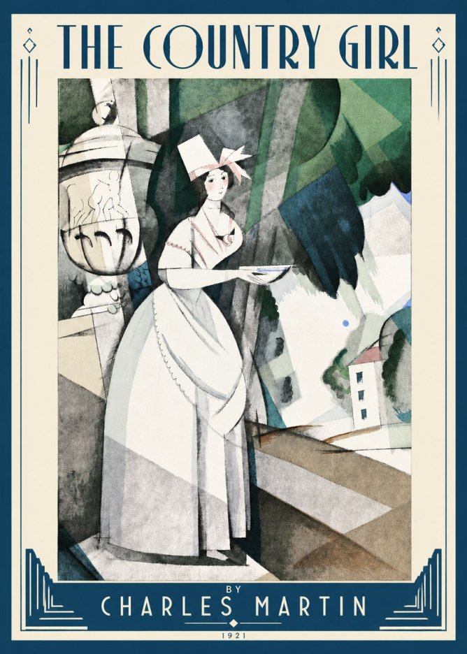 Charles Martin The Country Girl No2 - Plakát