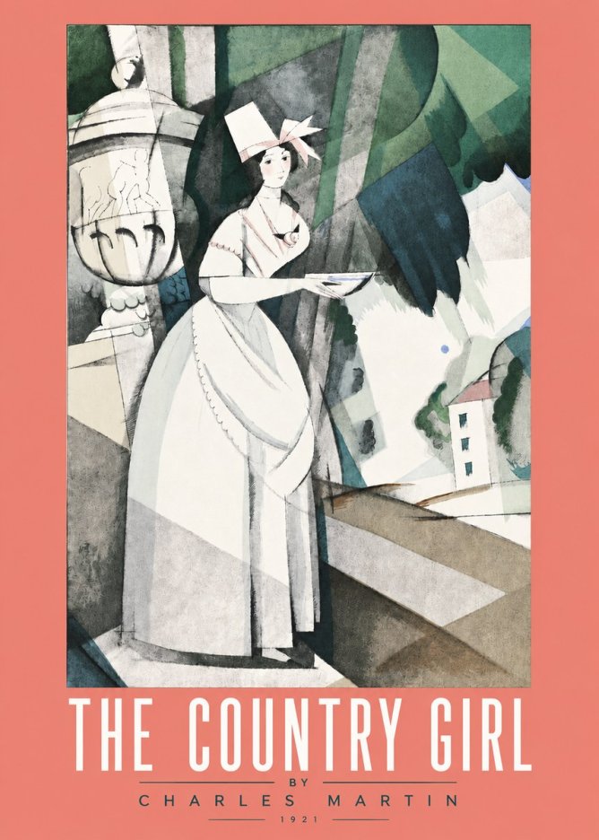 Charles Martin The Country Girl No3 - Plakát