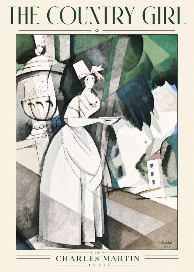 Charles Martin The Country Girl No4 - Plakát