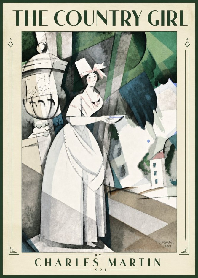 Charles Martin The Country Girl No5 - Plakát