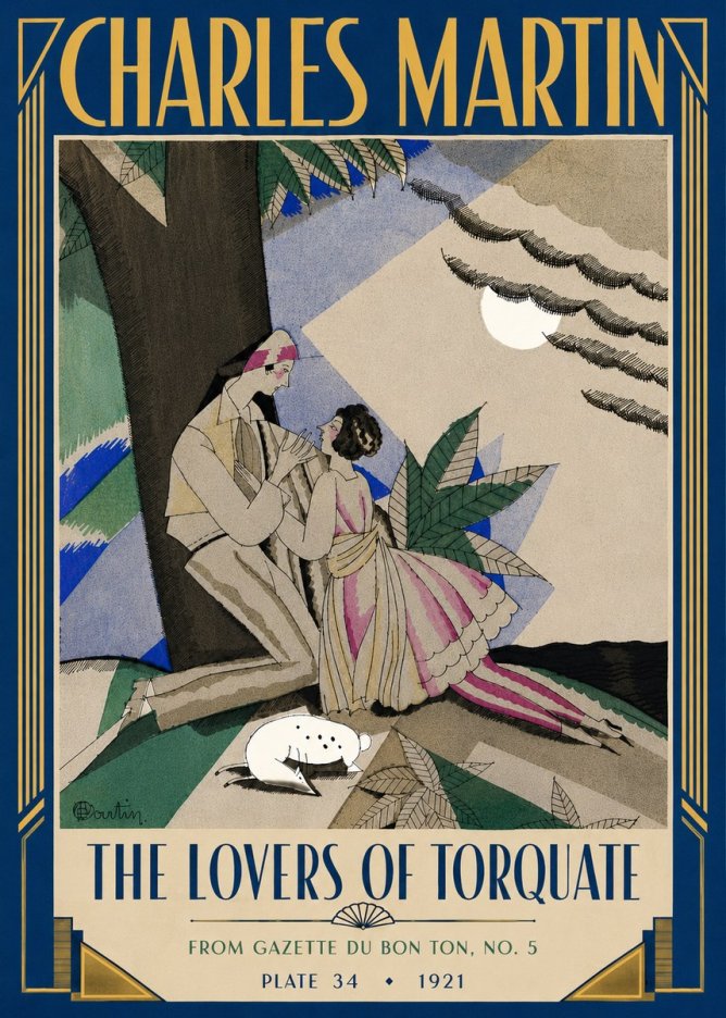 Charles Martin The Lovers of Torquate No4 - Plakát