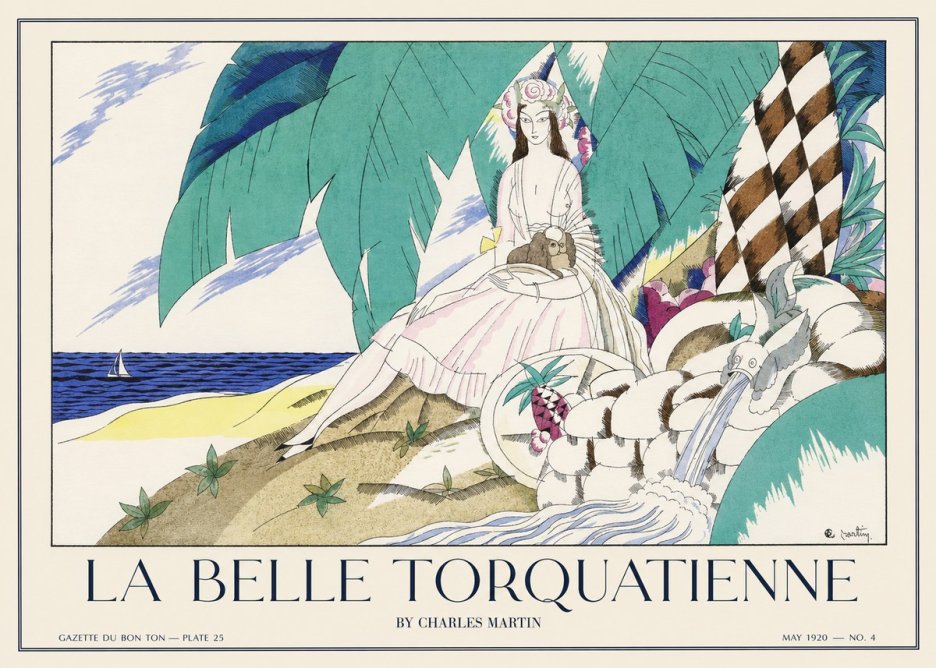 Charles Martin La Belle Torquatienne No1 - Plakát
