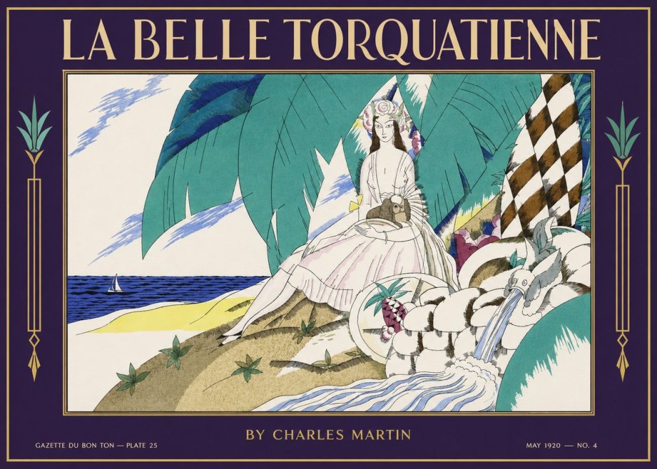 Charles Martin La Belle Torquatienne No2 - Plakát