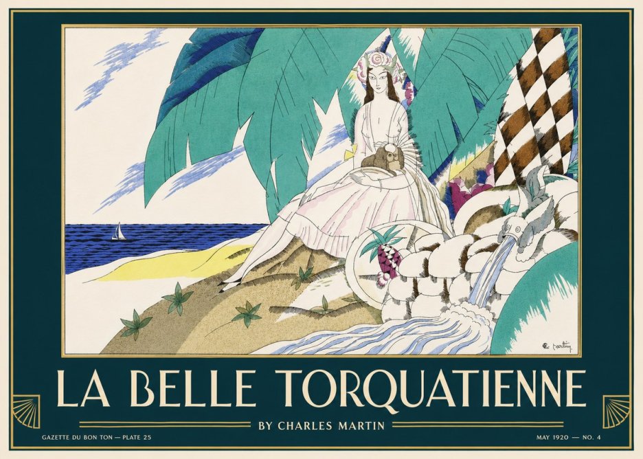 Charles Martin La Belle Torquatienne No3 - Plakát