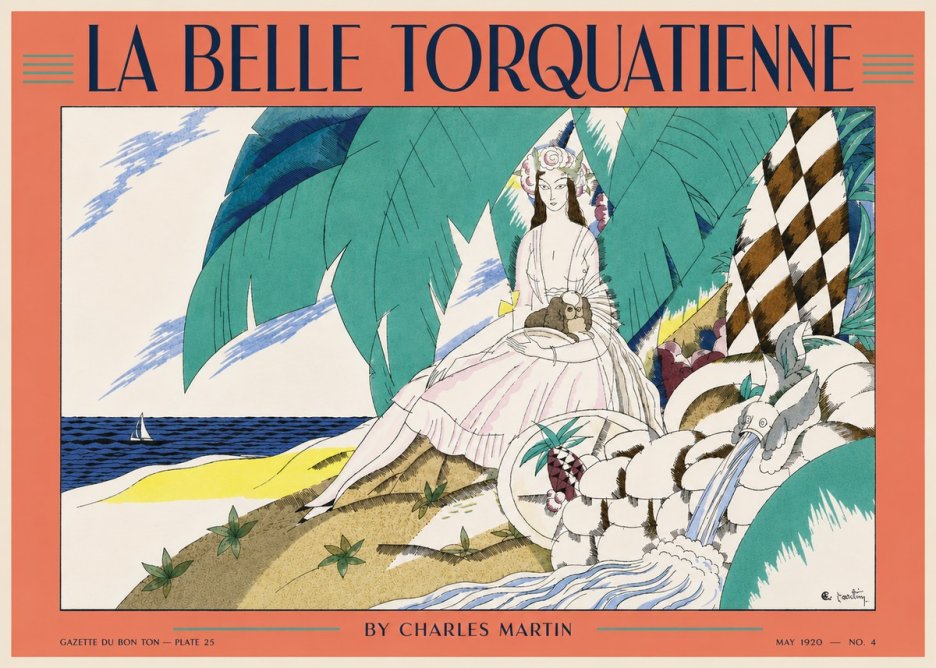 Charles Martin La Belle Torquatienne No4 - Plakát