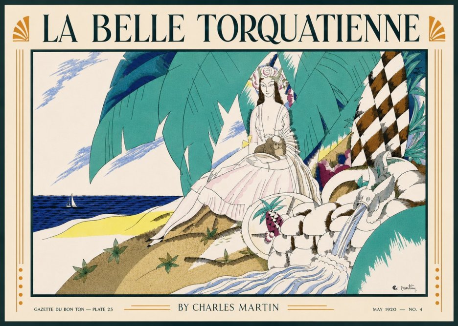 Charles Martin La Belle Torquatienne No6 - Plakát