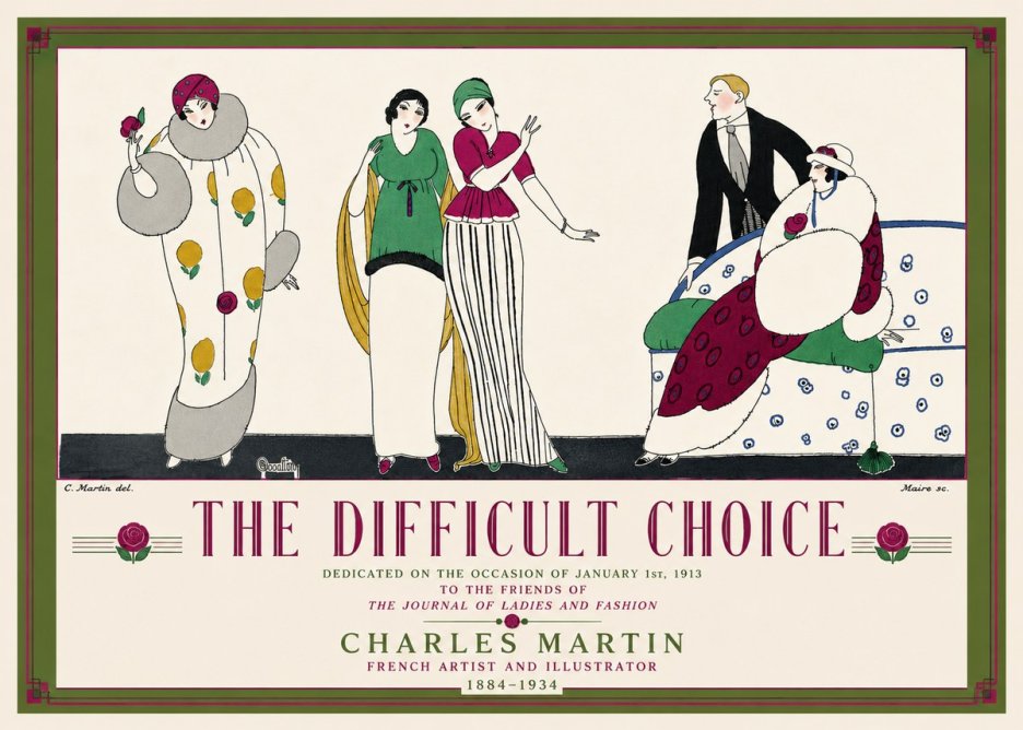 Charles Martin The Difficult Choice No5 - Plakát