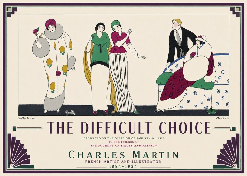 Charles Martin The Difficult Choice No6 - Plakát