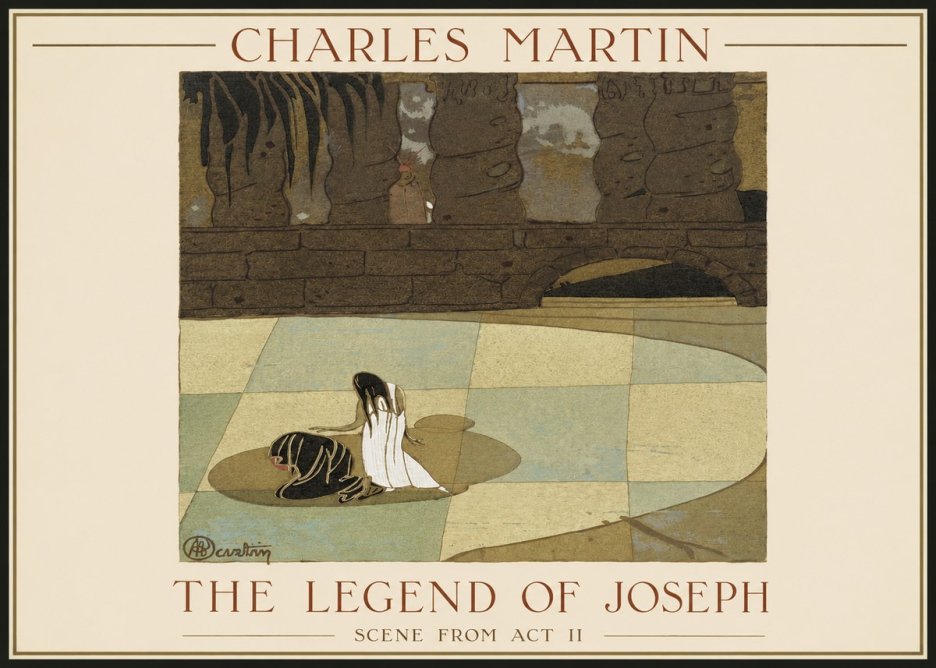 Charles Martin The Legend of Joseph - Scene from Act Ii No1 - Plakát