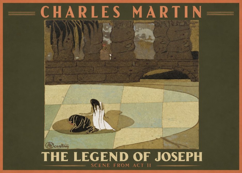 Charles Martin The Legend of Joseph - Scene from Act Ii No2 - Plakát