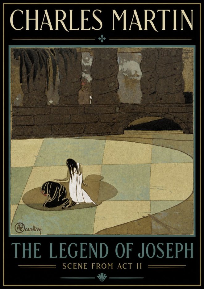 Charles Martin The Legend of Joseph - Scene from Act Ii No3 - Plakát