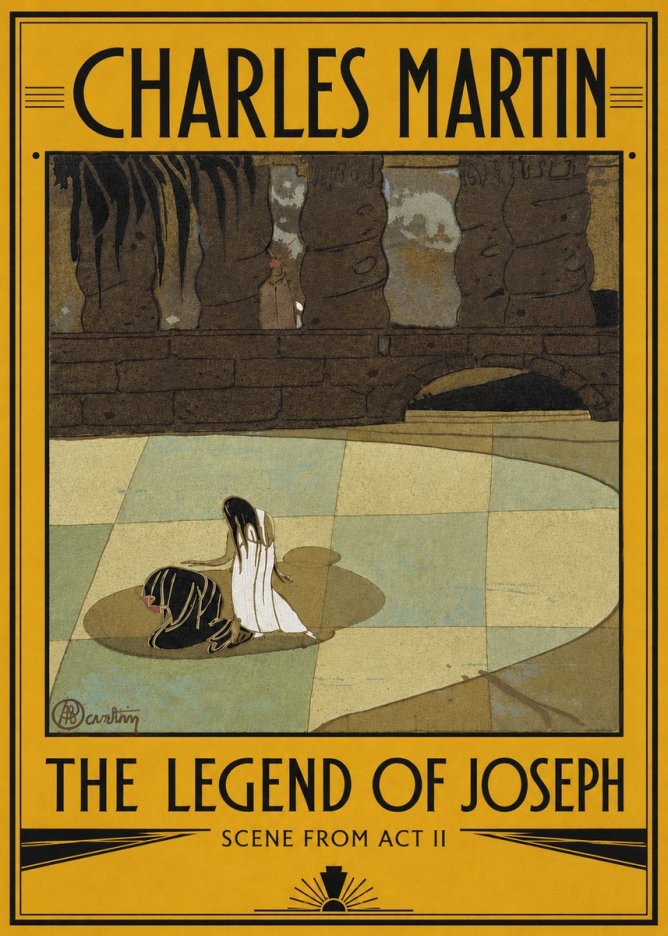 Charles Martin The Legend of Joseph - Scene from Act Ii No4 - Plakát
