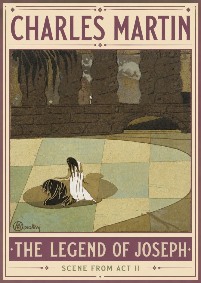 Charles Martin The Legend of Joseph - Scene from Act Ii No5 - Plakát