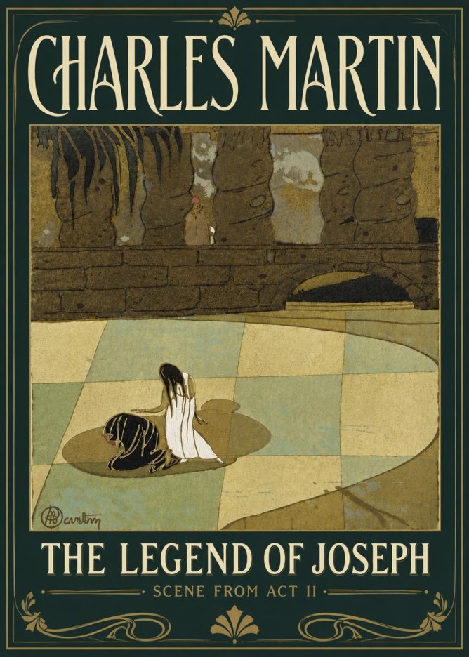 Charles Martin The Legend of Joseph - Scene from Act Ii No6 - Plakát