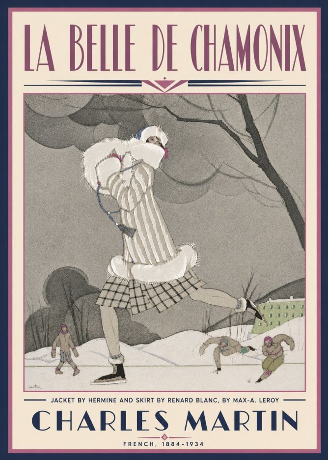 Charles Martin La Belle De Chamonix No5 - Plakát
