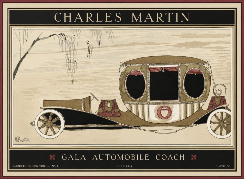 Charles Martin Gala Automobile Coach No1 - Plakát