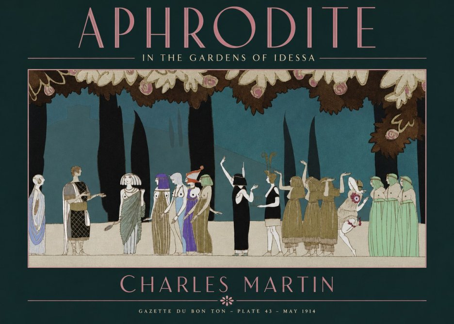 Charles Martin Aphrodite in the Gardens of Idessa No2 - Plakát