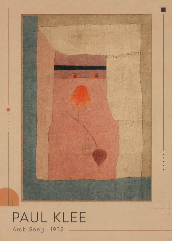 Paul Klee Arab Song No1 - Plakát