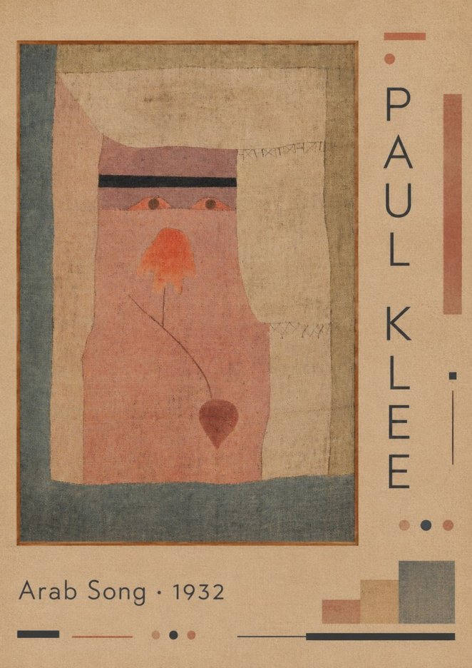 Paul Klee Arab Song No2 - Plakát