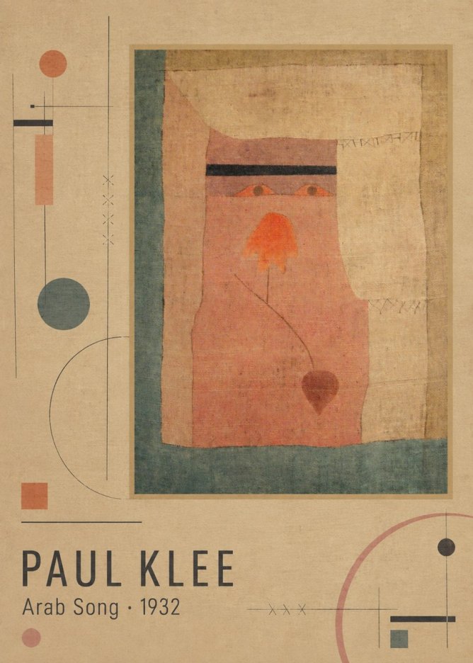 Paul Klee Arab Song No3 - Plakát