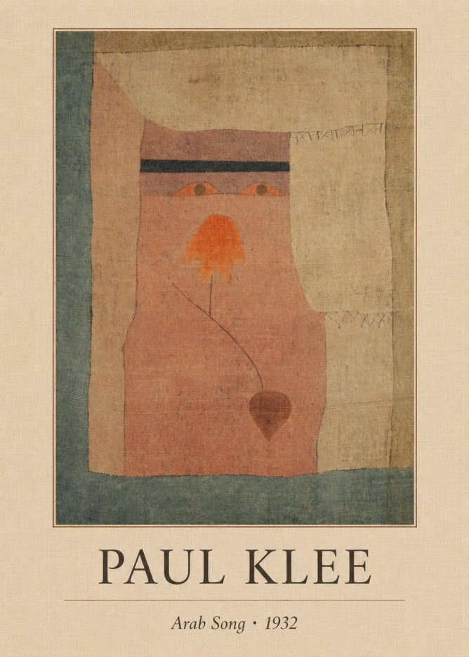 Paul Klee Arab Song No4 - Plakát
