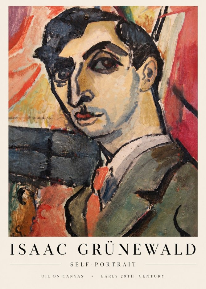 Isaac Grünewald Woman in Interior No4 - Plakát