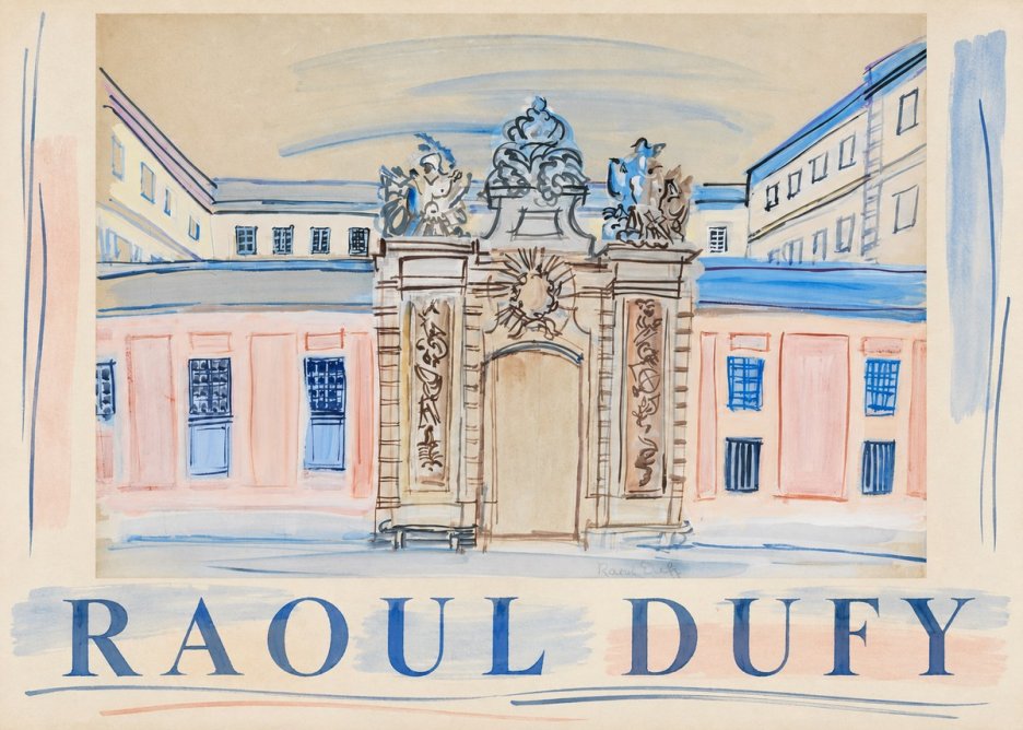 Raoul Dufy Versailles, the Grand Trianon No3 - Plakát