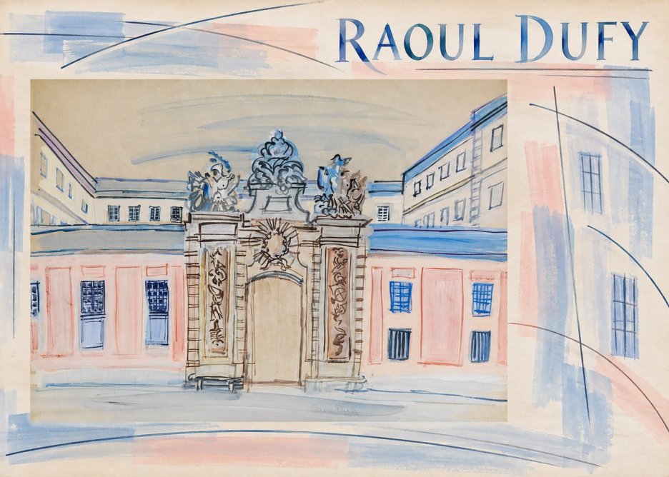 Raoul Dufy Versailles, the Grand Trianon No4 - Plakát
