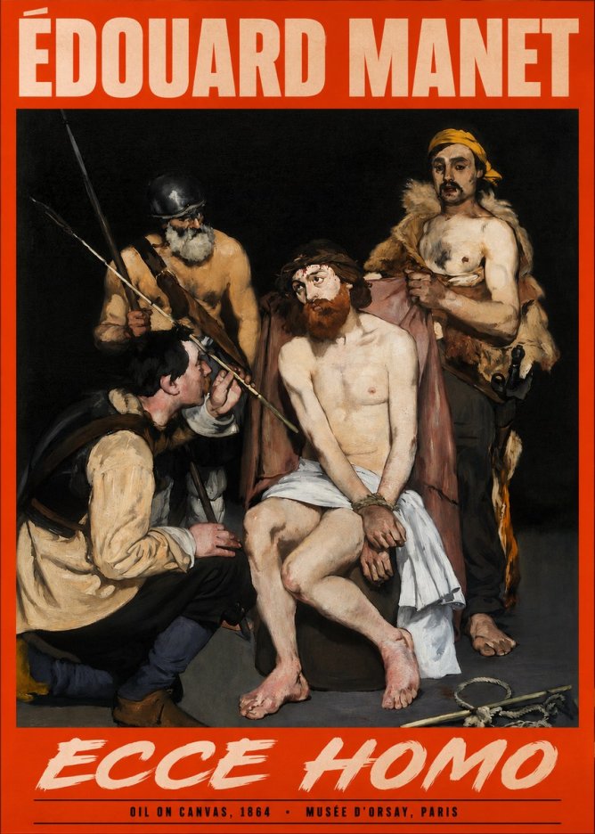 Édouard Manet Ecce Homo No2 - Plakát