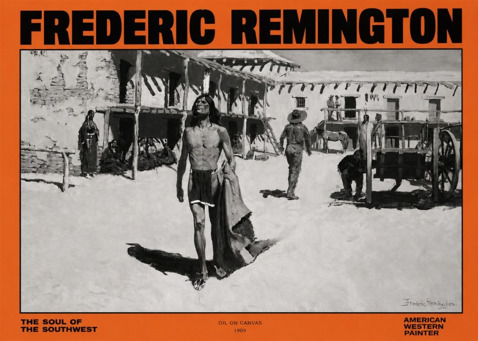 Frederic Remington The Soul of the Southwest No2 - Plakát