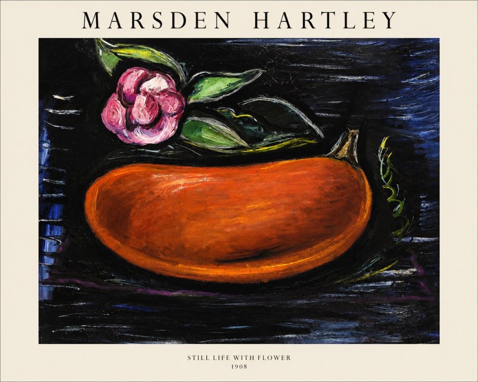 Marsden Hartley Still Life with Flower No1 - Plakát