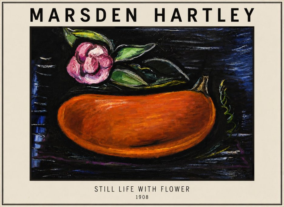 Marsden Hartley Still Life with Flower No3 - Plakát
