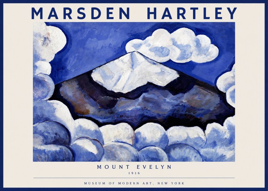 Marsden Hartley Mount Evelyn No2 - Plakát