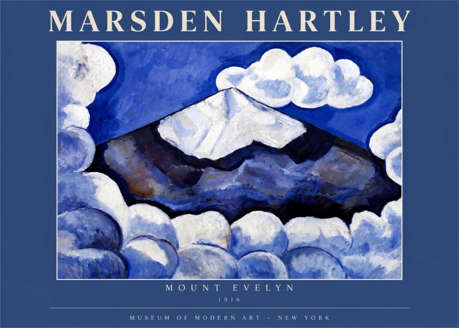 Marsden Hartley Mount Evelyn No3 - Plakát