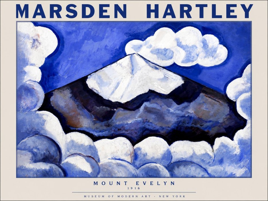 Marsden Hartley Mount Evelyn No5 - Plakát
