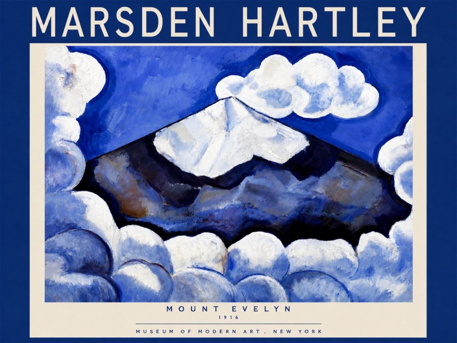 Marsden Hartley Mount Evelyn No6 - Plakát