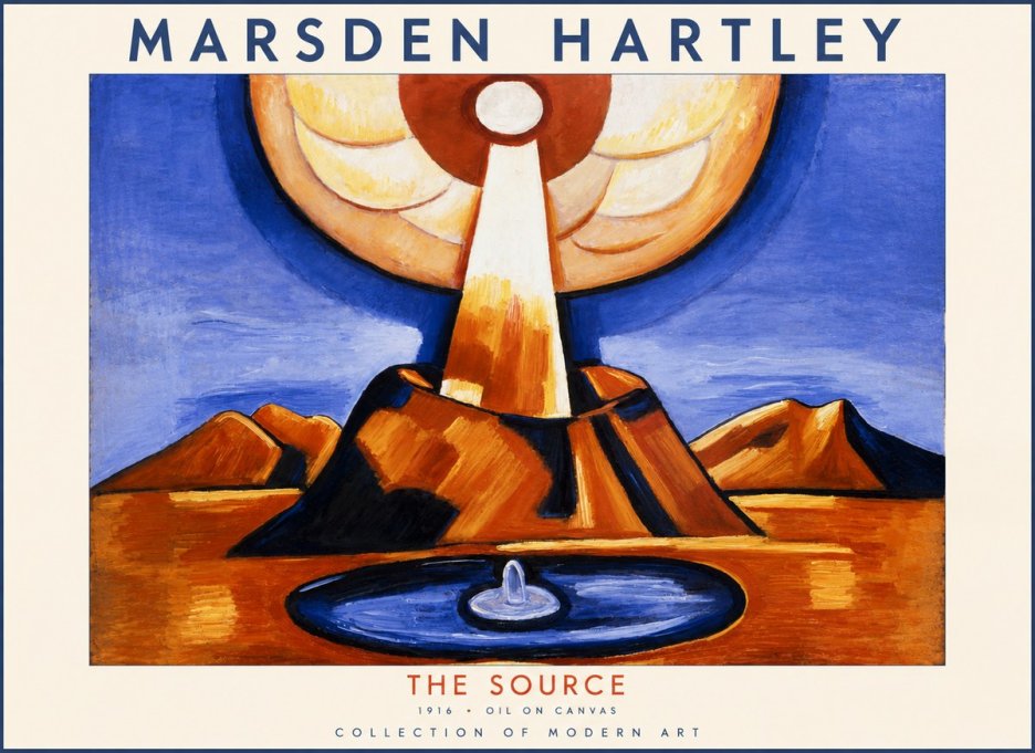 Marsden Hartley The Source No2 - Plakát