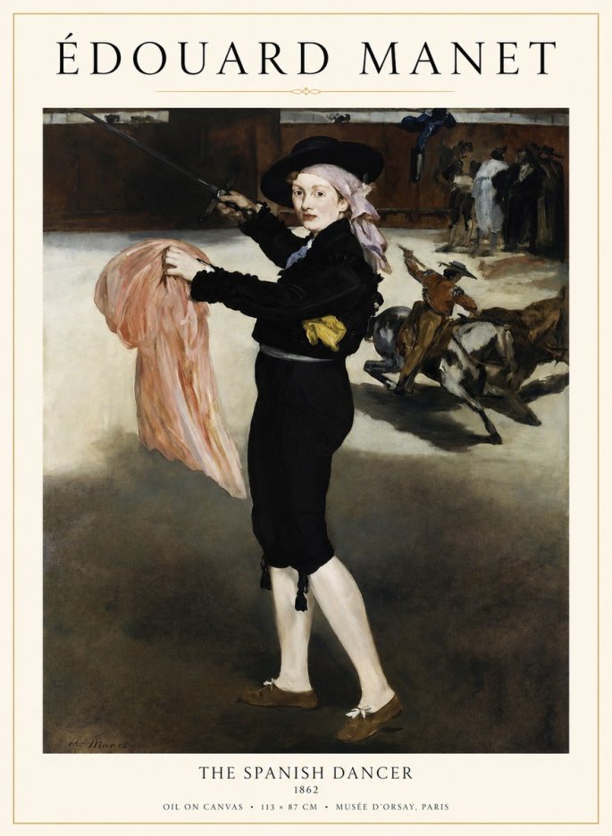 Édouard Manet The Little Bullfighter No2 - Plakát