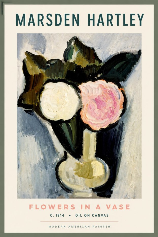 Marsden Hartley Flowers in a Vase No2 - Plakát